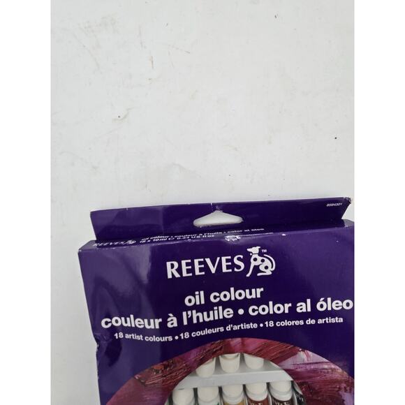 Reeves 18 Tubes Professional Artist Oil Color Set #8593301 Brand New - Picture 6 of 6